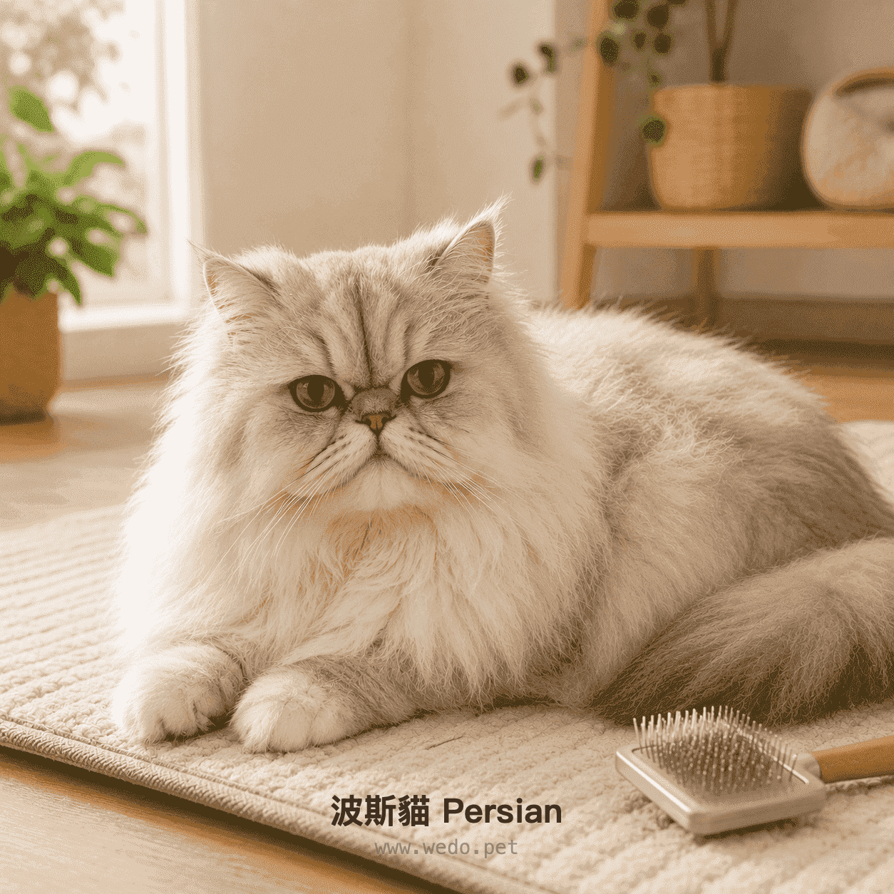 波斯貓 Persian 在室內休息
