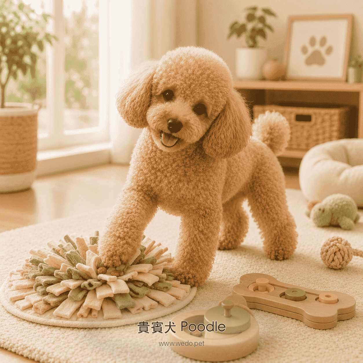 貴賓犬 Poodle 插畫