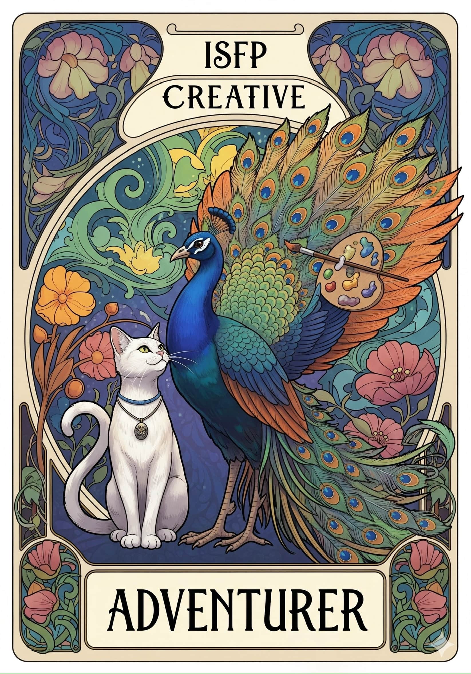 ISFP 冒險家動物原型圖卡