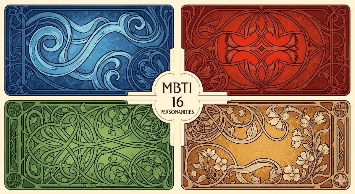 寵兒共和國 MBTI 16 型人格選物插畫