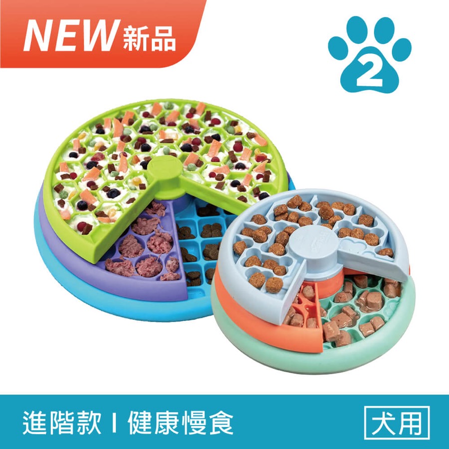 貪吃狗旋轉慢食盤商品主圖
