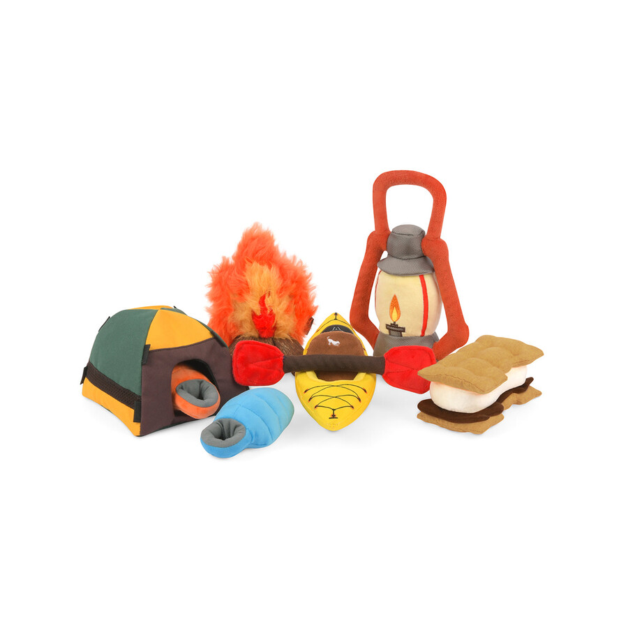Play Pet Camp Corbin 科爾賓露營系列五款合照