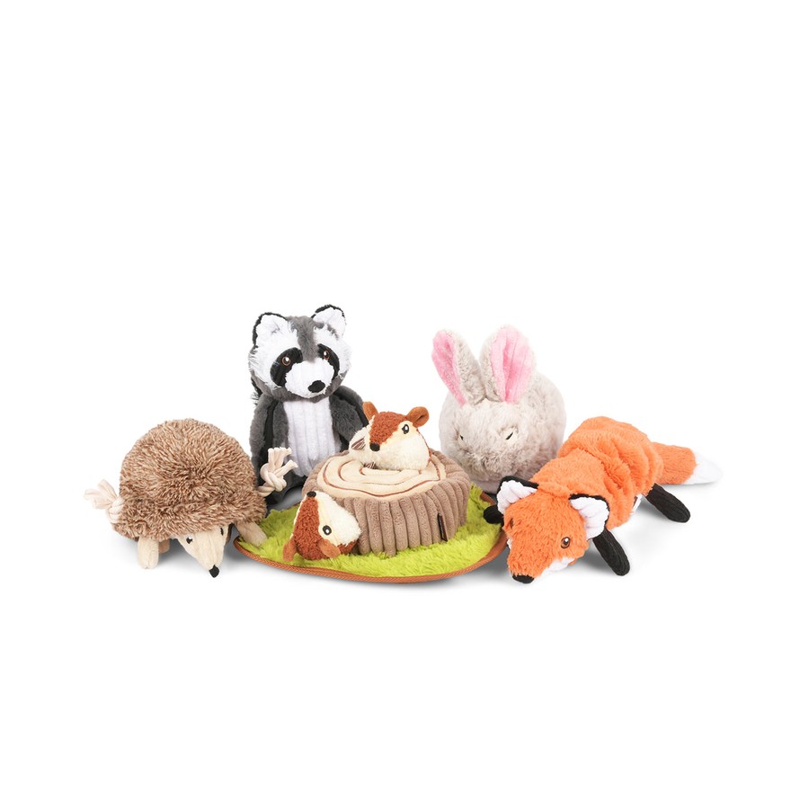 Play Pet Forest Friends 森林小夥伴系列五款森林動物造型合照