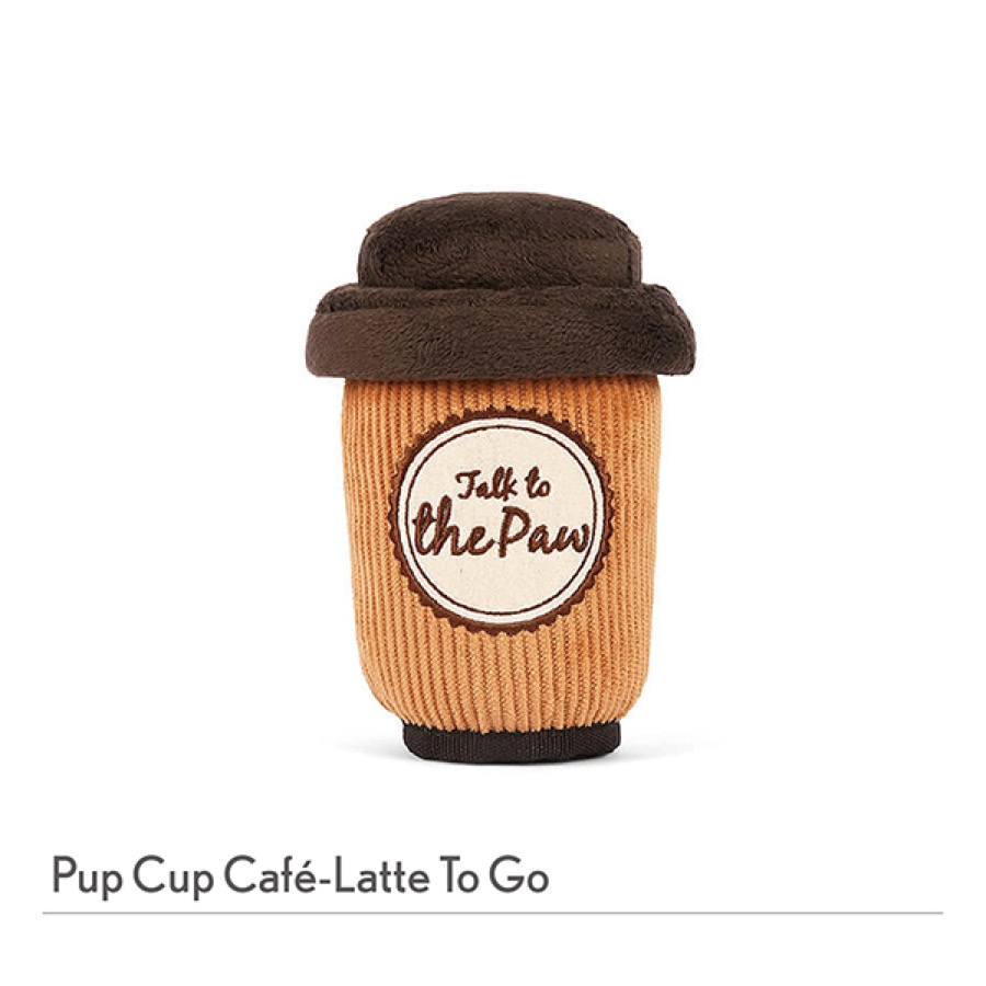 Pup Cup Café 拿鐵外帶杯 normal 狗狗發聲絨毛玩具
