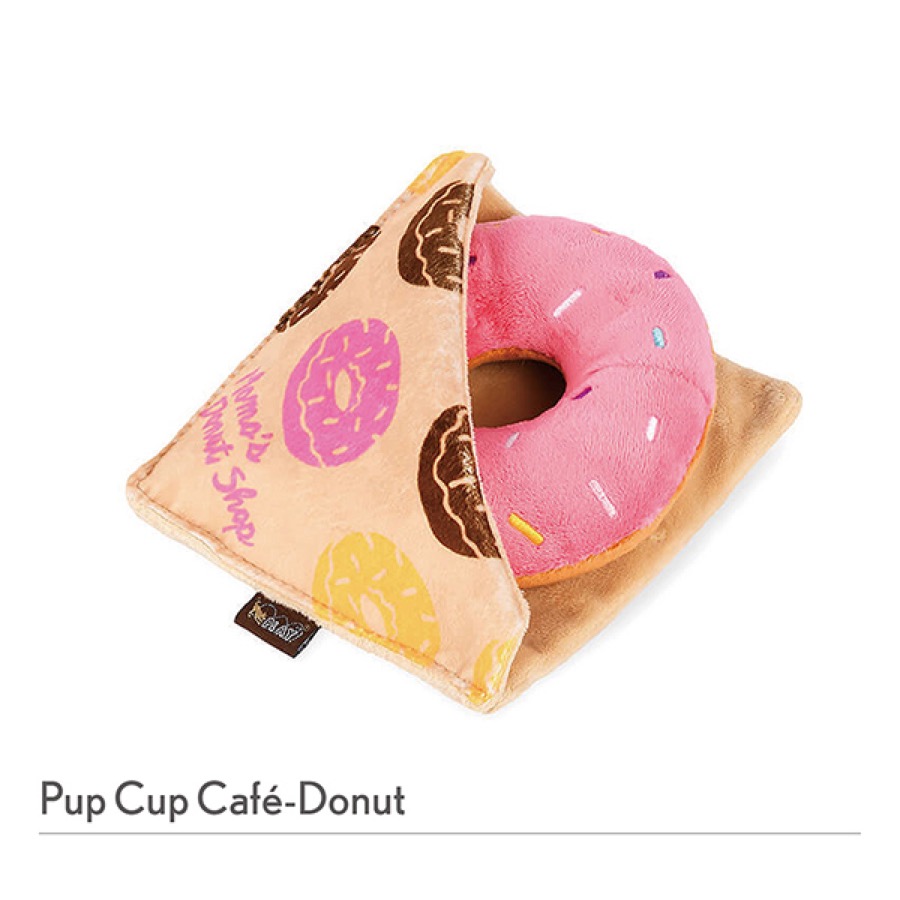 Pup Cup Café 甜甜圈 normal 狗狗發聲絨毛玩具