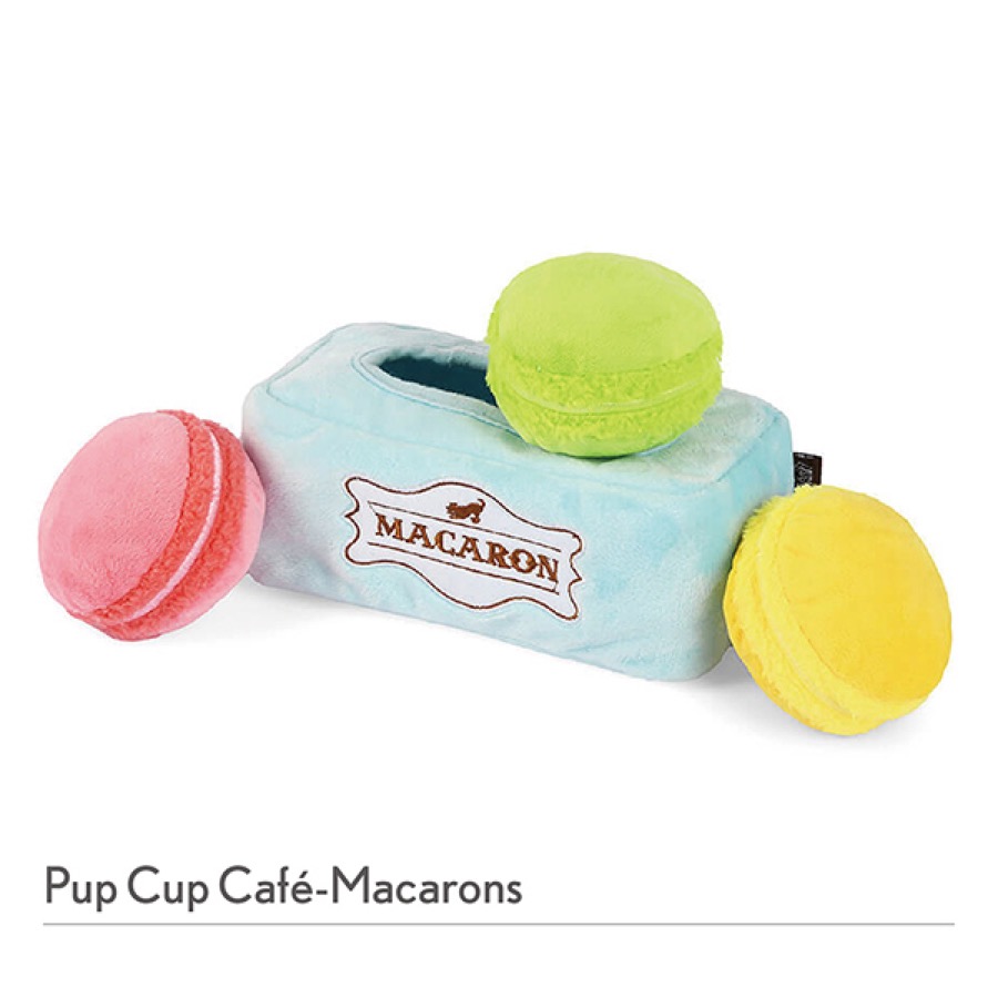 Pup Cup Café 馬卡龍 normal 狗狗發聲絨毛玩具