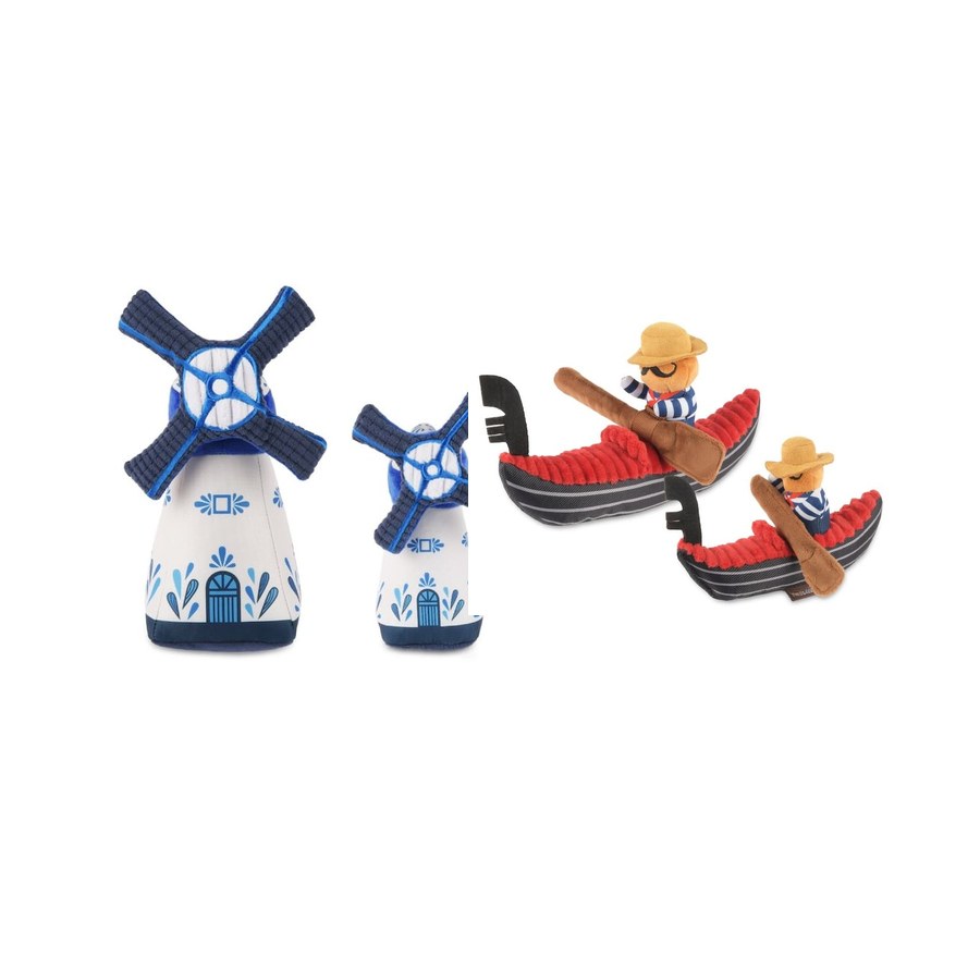 Play Pet Totally Touristy 旅遊達人威尼斯鳳尾船與荷蘭風車合照